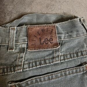 Lee Khaki Green Denim Jeans Womens